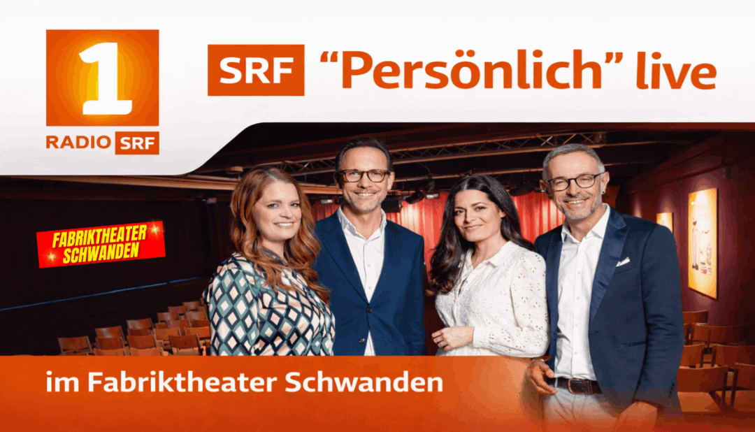 Bild: SRF Persönlich live im Fabriktheater Schwanden